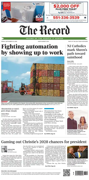 Cover of The Bergen Record