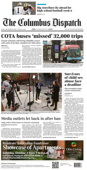 Cover of The Columbus Dispatch