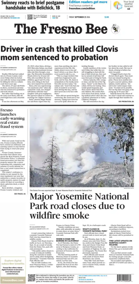 Cover of The Fresno Bee