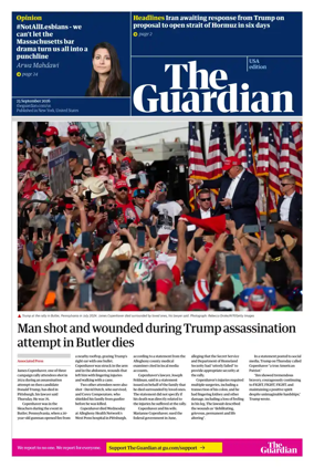Cover of The Guardian (USA)