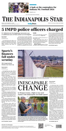 Cover of The Indianapolis Star