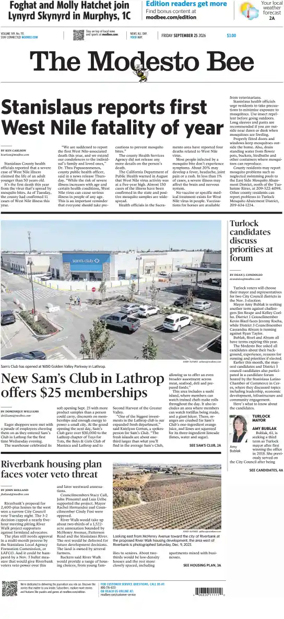 Cover of The Modesto Bee