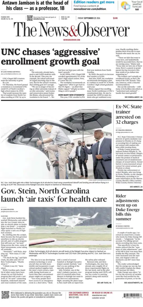 Cover of The News & Observer