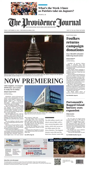 Cover of The Providence Journal