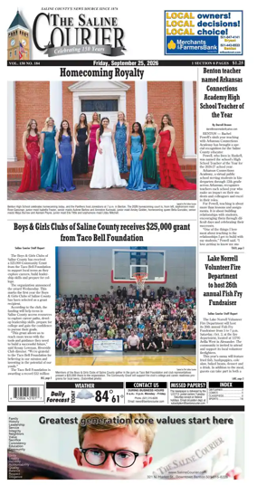 Cover of The Saline Courier