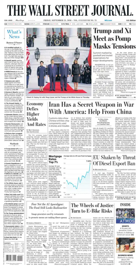 Cover of The Wall Street Journal