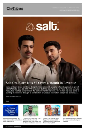 Cover of Tribune India - Compiled Edition