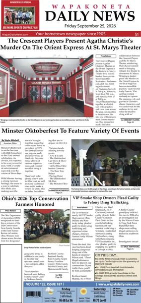 Cover of Wapakoneta Daily News