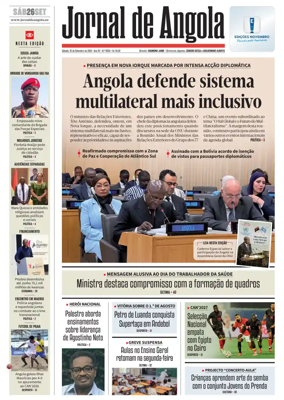 Cover of Jornal de Angola