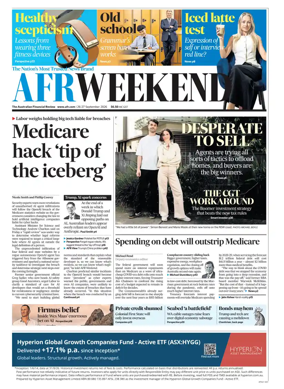 Cover of The Australian Financial Review