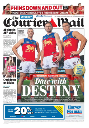 Cover of The Courier-Mail