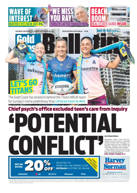 Cover of The Gold Coast Bulletin
