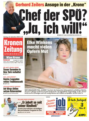 Cover of Kronen Zeitung