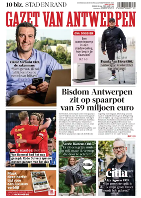 Cover of Gazet van Antwerpen Stad en Rand