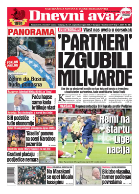 Cover of Dnevni avaz