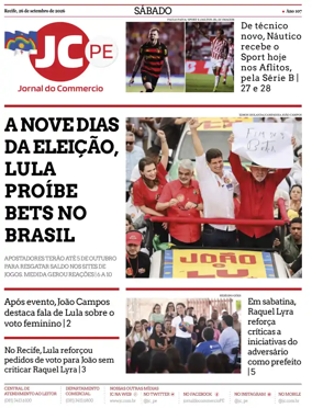 Cover of Jornal do Commercio