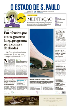 Cover of O Estado de S. Paulo