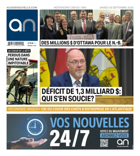 Cover of Acadie Nouvelle