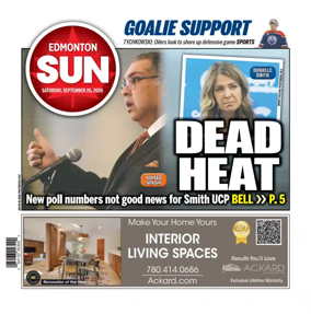 Cover of Edmonton Sun
