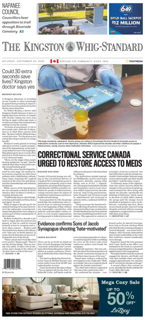 Cover of Kingston Whig-Standard