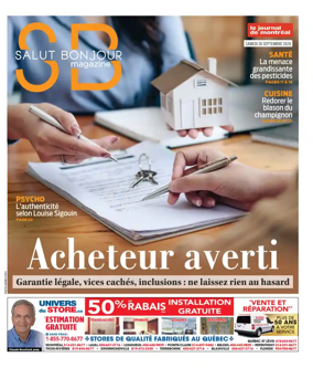 Cover of Le Journal de Montreal - Salut Bonjour Magazine