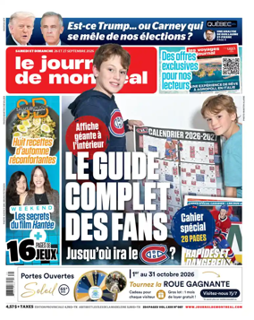 Cover of Le Journal de Montreal