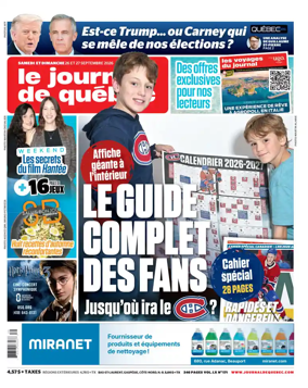 Cover of Le Journal de Quebec