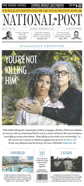Cover of National Post - (Latest Edition)