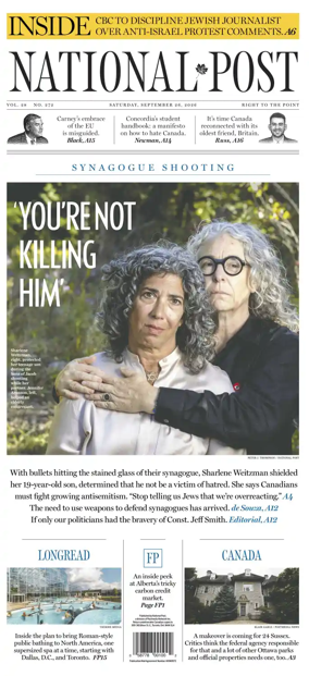 Cover of National Post - (National Edition)