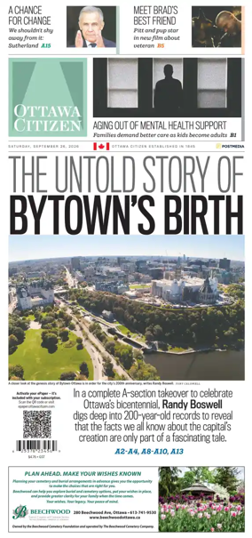 Cover of Ottawa Citizen