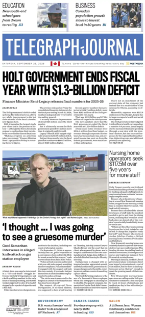 Cover of Telegraph-Journal