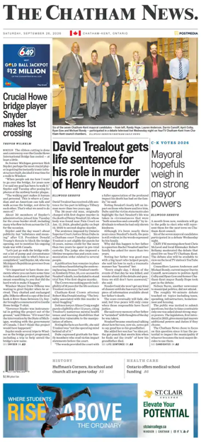 Cover of The Chatham Daily News