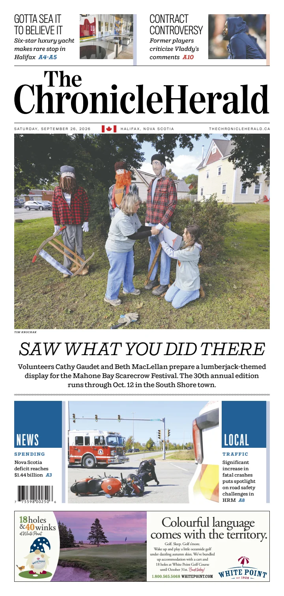 Cover of The Chronicle Herald (Provincial)