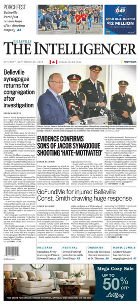 Cover of The Intelligencer (Belleville)