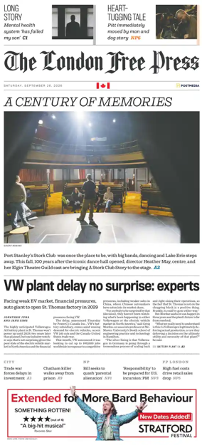 Cover of The London Free Press