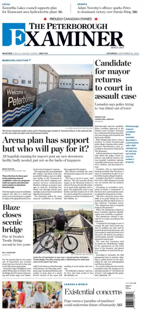 Cover of The Peterborough Examiner