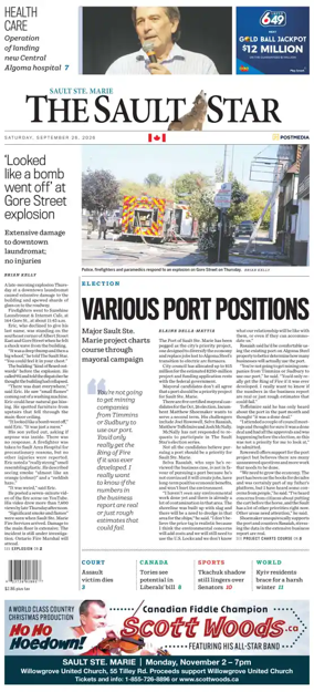 Cover of The Sault Star