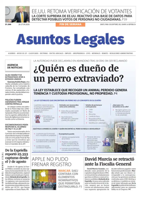 Cover of Asuntos Legales