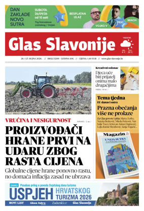 Cover of Glas Slavonije
