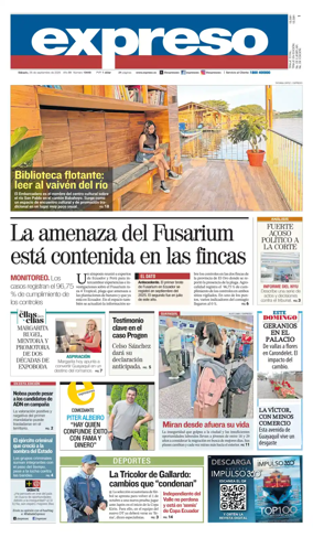 Cover of Diario Expreso