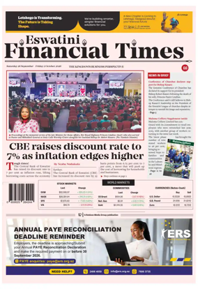 Cover of Eswatini Financial Times