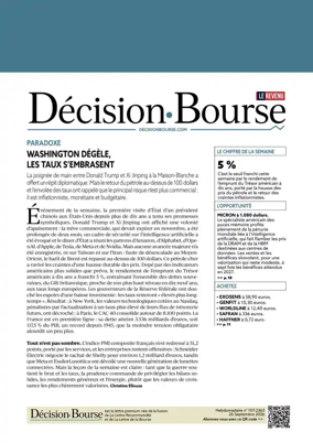 Cover of Decision Bourse