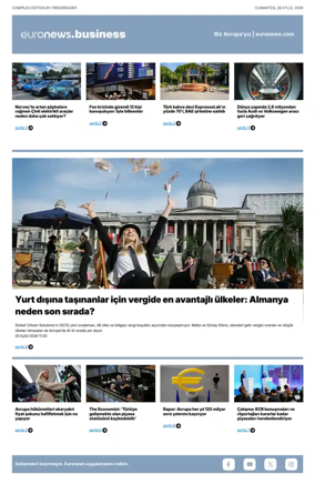 Cover of Euronews Business (Turkish) Compiled Editions