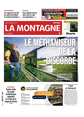 Cover of La Montagne (Montlucon)