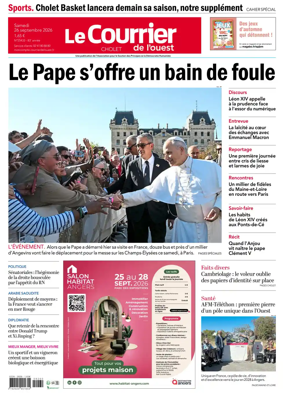 Cover of Le Courrier de l’Ouest (Cholet)