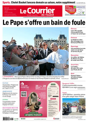 Cover of Le Courrier de l’Ouest (Nord Anjou)