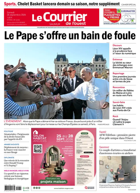 Cover of Le Courrier de l’Ouest (Saumur)
