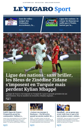 Cover of Le Figaro Sport