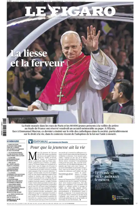 Cover of Le Figaro