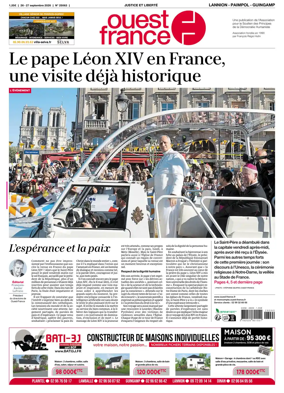 Cover of Ouest-France (Lannion / Paimpol / Guingamp)